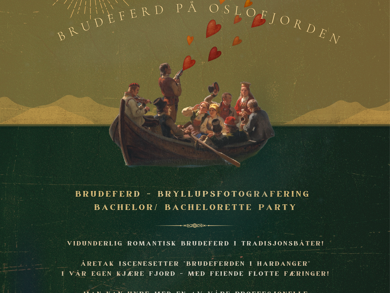 BRUDEFERD PÅ OSLOFJORDEN - I FAGRE FÆRINGER: